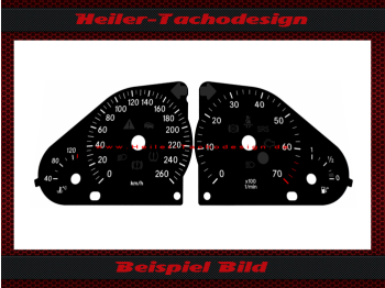 Speedometer Disc Mercedes W203 S203 C-Klasse Petrol MPH to KMH