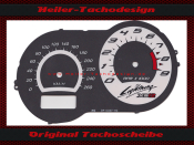Gauge face Tachoscheibe Buell XB 12S