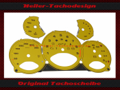 Original Speedometer Disc for Porsche 911 997 GT3 Yellow
