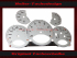 Original Speedometer Disc for Porsche 911 997 Silver Turbo PDK