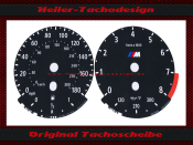Speedometer Disc BMW X5 X6 E70 E71 M Power Mph to Kmh