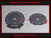 Speedometer Discs for BMW R1200 GS 2008 140 Mph to 220...
