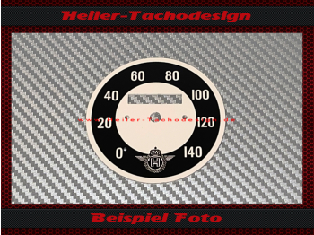 Speedometer Disc for Horex Regina 0 to 140 Kmh Ø76 mm