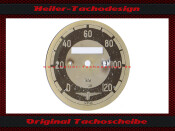 Gauge face Adler M MB 150, M MB 200 0-120 Kmh Ø76 mm