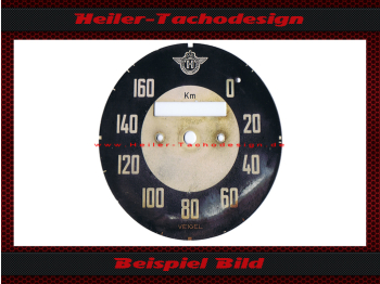 Tachoscheibe f&uuml;r Horex Veigel Imperator 0-160 Kmh &Oslash;71 mm