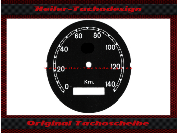 Tachoscheibe für Veigel für BMW 0 bis 140 Kmh Ø78 mm - 2