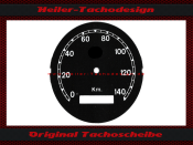 Speedometer Disc for Veigel for BMW 0 to 140 Kmh...
