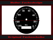 Tachoscheibe Veigel BMW 0 bis 140 Kmh Ø78 mm