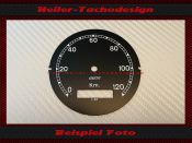 Tachoscheibe für Veigel für BMW 0 bis120 Kmh...