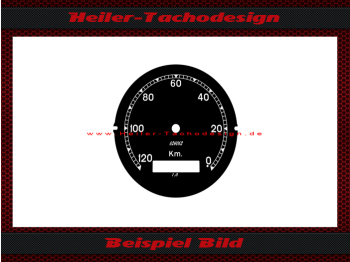 Tachoscheibe Veigel BMW 0 bis120 Kmh &Oslash;78 mm