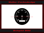 Speedometer Disc Veigel BMW 0 to 120 Kmh Ø78 mm