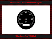 Tachoscheibe Veigel BMW 0 bis120 Kmh &Oslash;78 mm