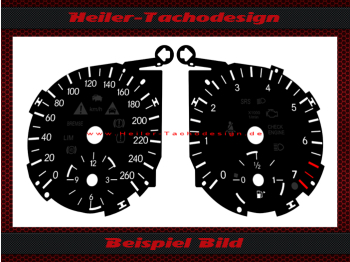 Speedometer Disc for Mercedes W251 R Class Petrol Mph to Kmh