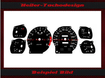 Speedometer Disc for Toyota Supra MK3 Mph to Kmh Version 1