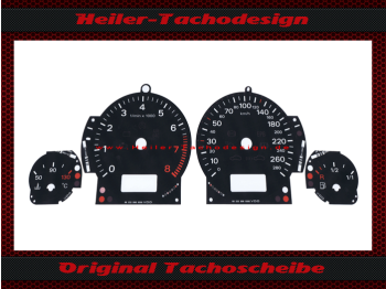 Tachoscheiben für Audi A8 4E D3 Benzin