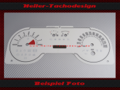 Tachoscheibe für Ford Mustang GT 2005 bis 2009 Standard Modell 140 Mph zu 240 Kmh