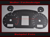 Tachoscheibe f&uuml;r Audi A4 B6 B7 180 Mph zu 280 Kmh