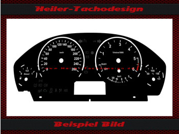 Tachoscheibe für BMW 5er F10 Diesel