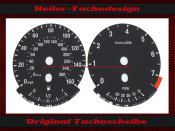 Speedometer Disc BMW E60 E61 Petrol Tachometer 7,5 Mph to Kmh