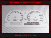 Speedometer Disc Lotus Elise 160 -10 rescaled from MPH to...