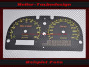 Speedometer Disc for Lotus Elise 160 Mph to 260 Kmh tachometer 10 RPM