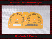Tachoscheibe Lotus Elise 160 -10 MPH zu KMH