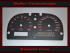 Tachoscheibe f&uuml;r Lotus Elise 10 RPM 160 Mph zu 260 Kmh