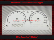 Speedometer Disc Lotus Elise 150 - 8 Stack MPH zu KMH