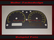 Tachoscheibe Lotus Elise 150 - 8 Stack MPH zu KMH
