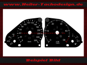 Tachoscheibe für Mercedes W203 S203 C Klasse Diesel Mph zu Kmh