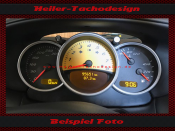 Tachoscheiben für Porsche Boxster S Cayman S 986 Facelift Schalter 300 Kmh