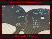 Speedometer Disc Porsche Boxster S 987 Cayman S 987c 280 Kmh Tiptronic
