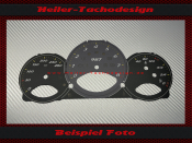 Tachoscheibe für Porsche Boxster S 987 Cayman S 987c 280 Kmh Schalter