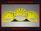 Tachoscheibe für Porsche Boxster S 987 Cayman S 987c 280 Kmh Schalter