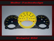 Tachoscheibe Porsche 987 Boxster Cayman 280 kmh Schalter