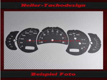 Speedometer Disc for Porsche 911 996 Switch Facelift Mph to Kmh
