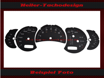 Speedometer Discs for Porsche 911 996 Tiptronic Facelift 200 Mph to 320 Kmh