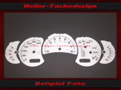 Tachoscheibe für Porsche 911 996 Tiptronic Facelift Mph zu Kmh