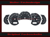 Tachoscheibe f&uuml;r Porsche 911 996 Tiptronic Facelift Mph zu Kmh