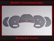 Speedometer Discs for Porsche 911 996 Tiptronic Facelift 200 Mph to 320 Kmh