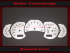 Tachoscheibe für Porsche 911 996 Tiptronic Facelift Mph zu Kmh