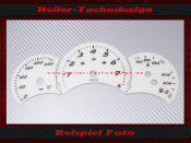 Speedometer Disc for Porsche 986 Boxster Switch before Facelift 160 Mph to 260 Kmh