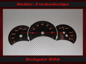 Speedometer Disc Porsche 986 Boxster Tiptronic bevor Facelift 160 Mph to 260 Kmh