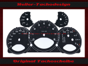 Tachoscheiben für Porsche 911 997 Tiptronic 200 Mph zu 330 Kmh
