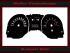 Speedometer Disc for Ford Mustang GT 2010 to 2012 default Model 120 Mph to 200 Kmh