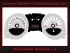 Tachoscheibe für Ford Mustang GT 2010 bis 2012 Standard Model 120 Mph zu 200 Kmh