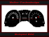 Speedometer Discs for Ford Mustang GT 2010 to 2012 default Model 120 Mph to 200 Kmh