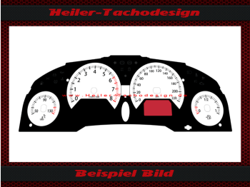 Tachoscheibe für VW Routan 1 Fenster Mph zu Kmh