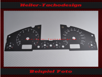 Speedometer Disc for VW Touareg 7L with Display 2006 to 2010 Facelift Mph to Kmh