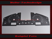 Speedometer Disc for VW Touareg 7L with Display 2006 to 2010 Facelift Mph to Kmh